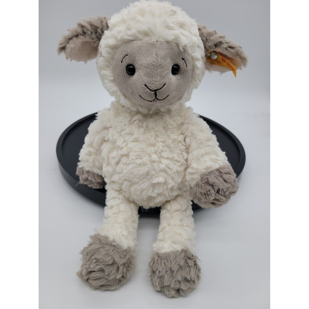 STEIFF LITA 12” LAMB Great 1st stuffed Plush Animal Friends Super Soft